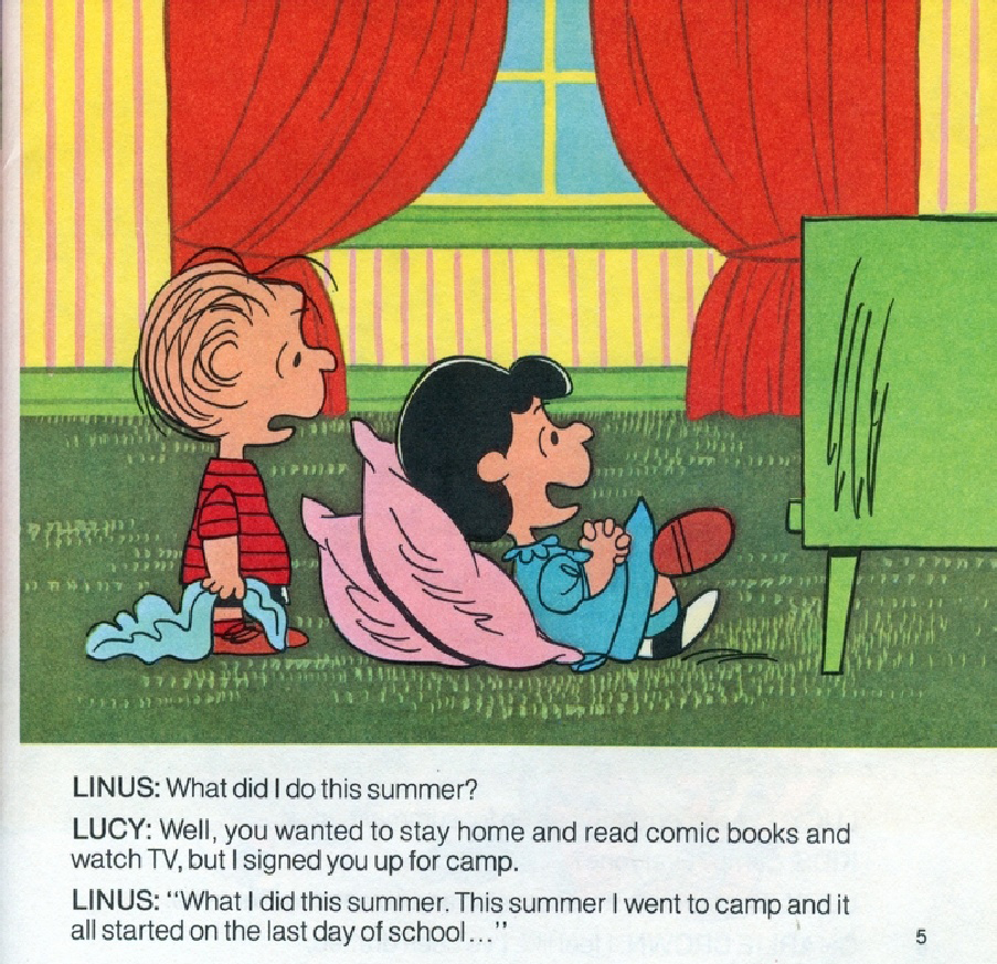 It Was A Short Summer, Charlie Brown (07),绘本,绘本故事,绘本阅读,故事书,童书,图画书,课外阅读